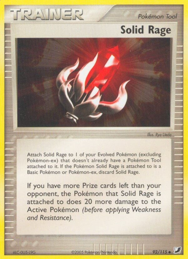 Image for Solid Rage (92/115) (EX Unseen Forces) (UF) - Pokemon