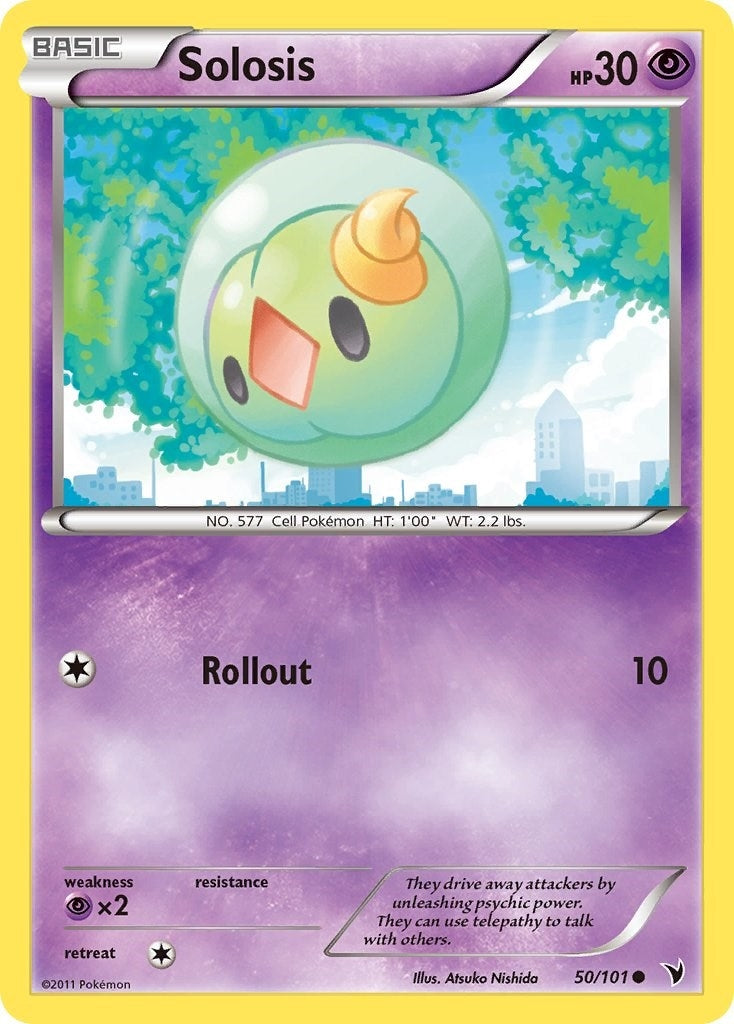 Image for Solosis (50/101) (Noble Victories) (NVI) - Pokemon
