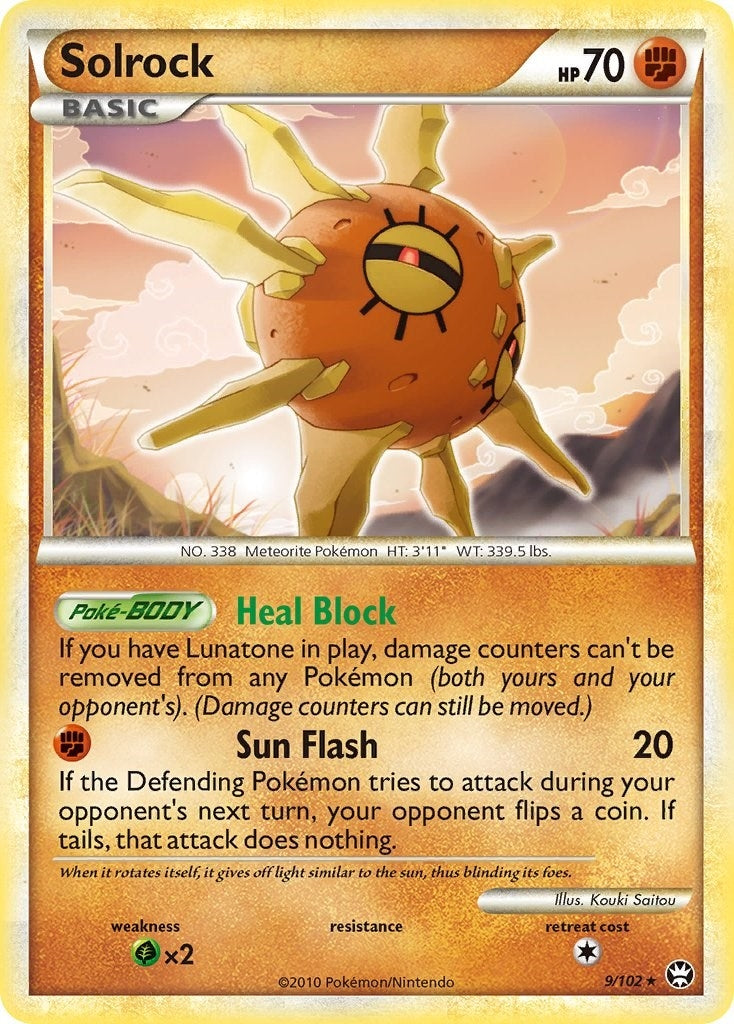 Image for Solrock (9/102) (Triumphant) (TM) - Pokemon