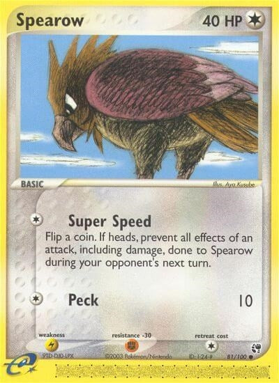 Image for Spearow (81/100) (EX Sandstorm) (SS) - Pokemon