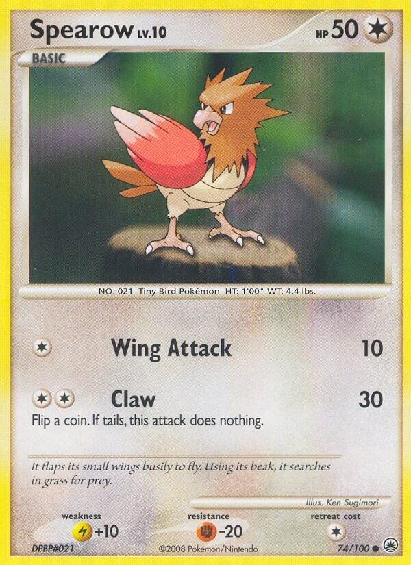 Image for Spearow (74/100) (Majestic Dawn) (MD) - Pokemon