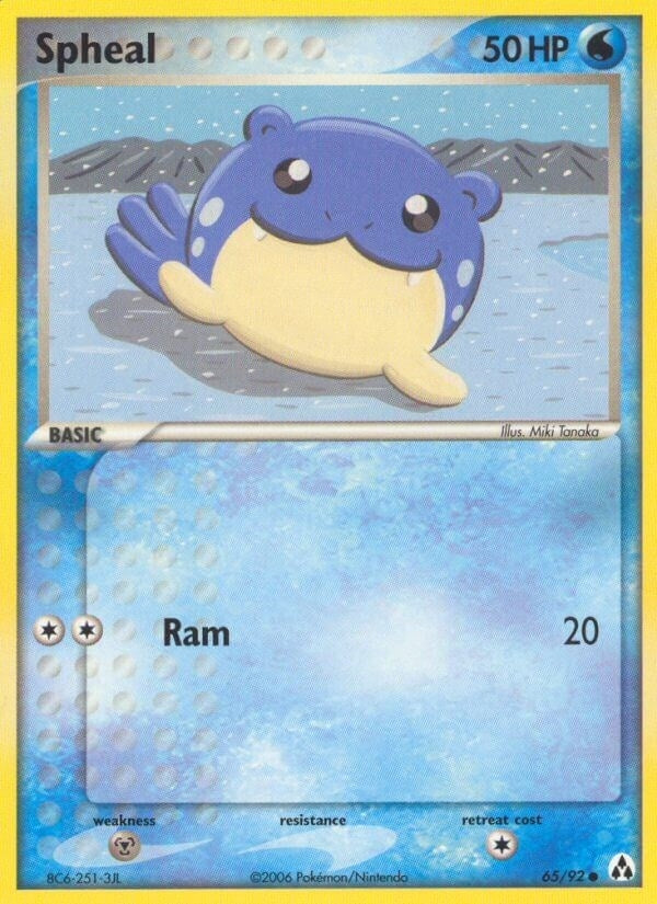 Image for Spheal (65/92) (EX Legend Maker) (LM) - Pokemon