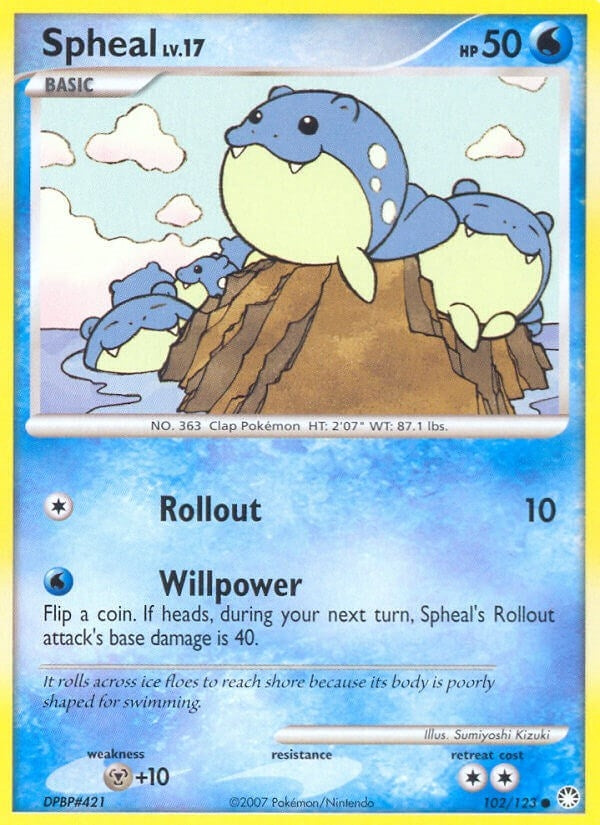 Image for Spheal (102/123) (Mysterious Treasures) (MT) - Pokemon