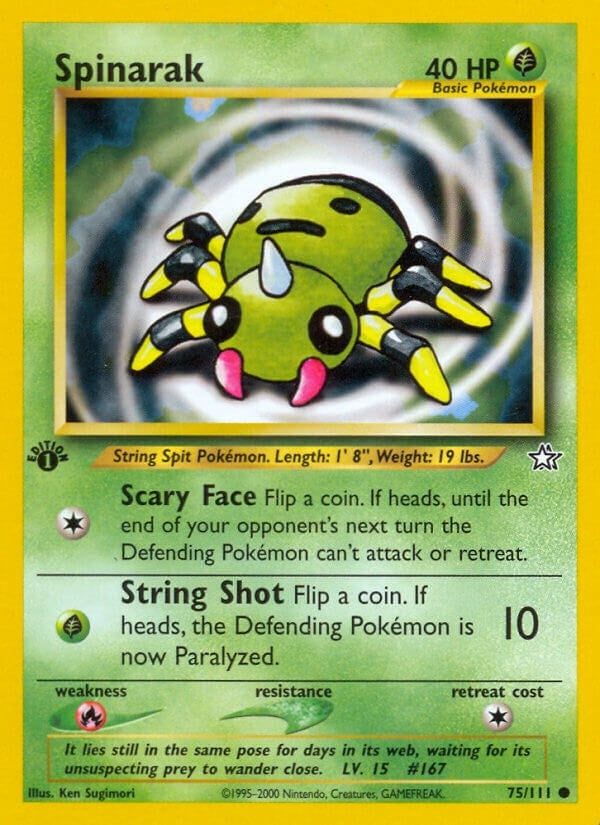 Image for Spinarak (075/111) (Neo Genesis) (N1) - Pokemon