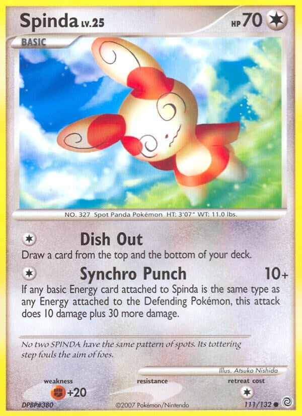 Image for Spinda (111/132) (Secret Wonders) (SW) - Pokemon