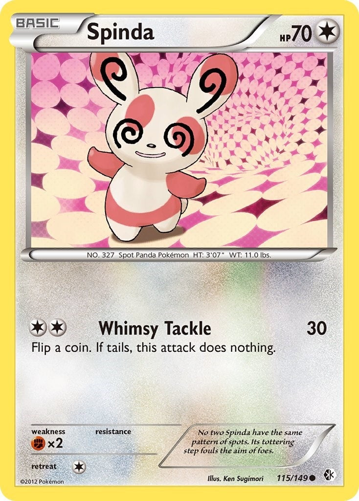 Image for Spinda (115/149) (Boundaries Crossed) (BCR) - Pokemon
