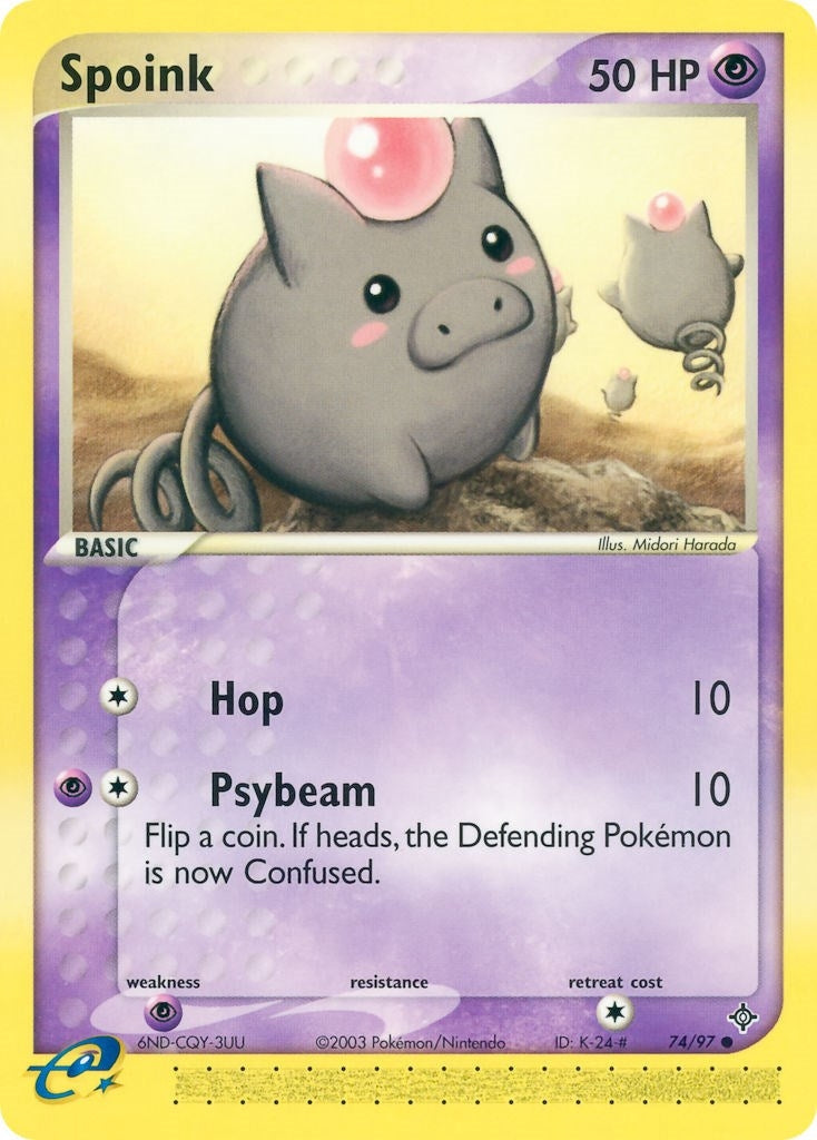 Image for Spoink (74/97) (EX Dragon) (DR) - Pokemon