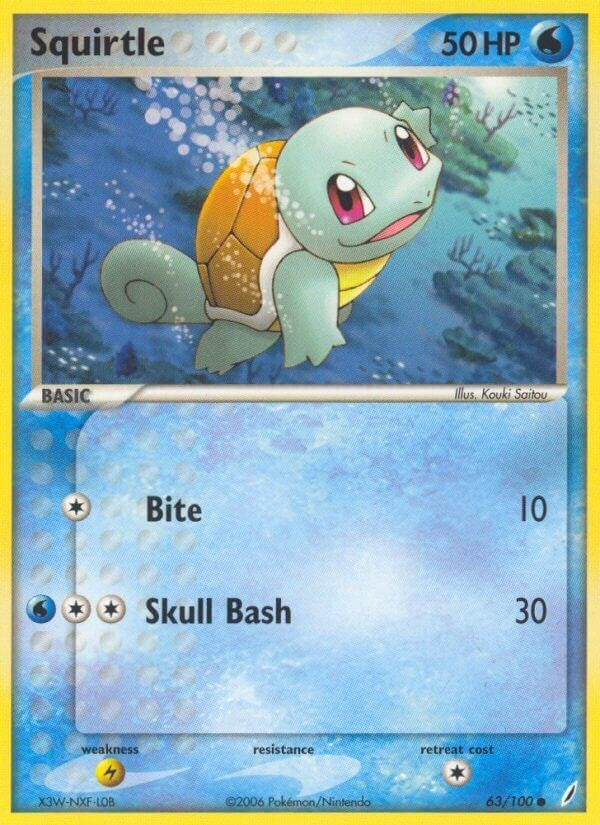 Image for Squirtle (63/100) (EX Crystal Guardians) (CG) - Pokemon