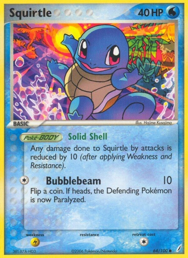 Image for Squirtle (64/100) (EX Crystal Guardians) (CG) - Pokemon