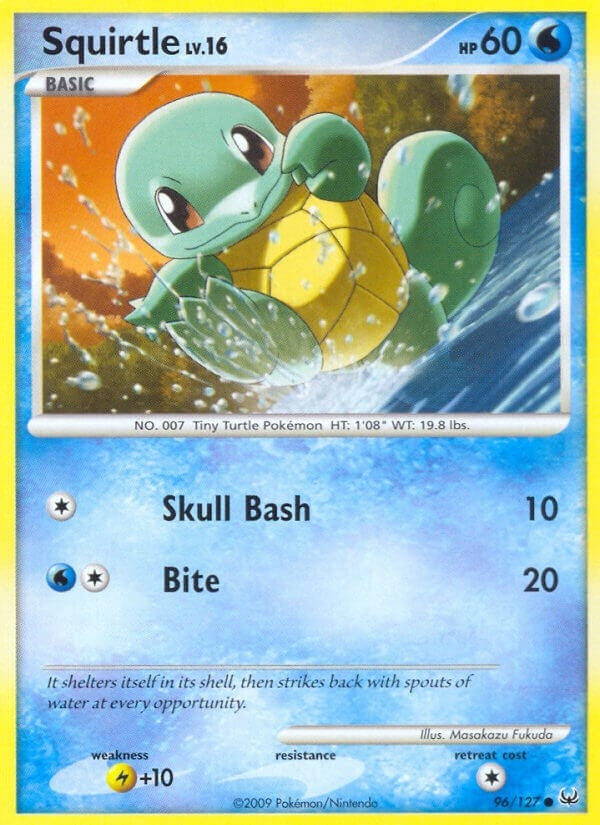 Image for Squirtle (96/127) (Platinum) (PL) - Pokemon