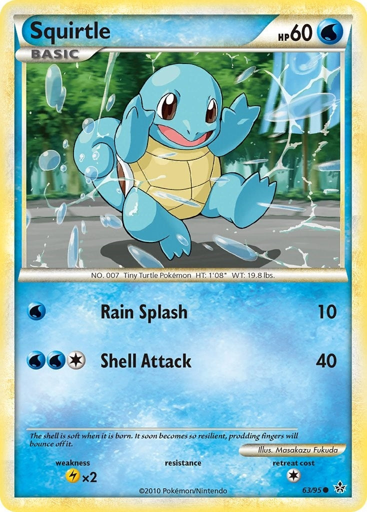 Image for Squirtle (63/95) (Unleashed) (UL) - Pokemon