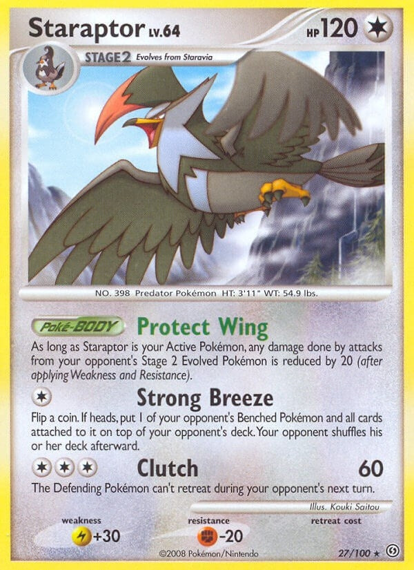 Image for Staraptor (27/100) (Stormfront) (SF) - Pokemon