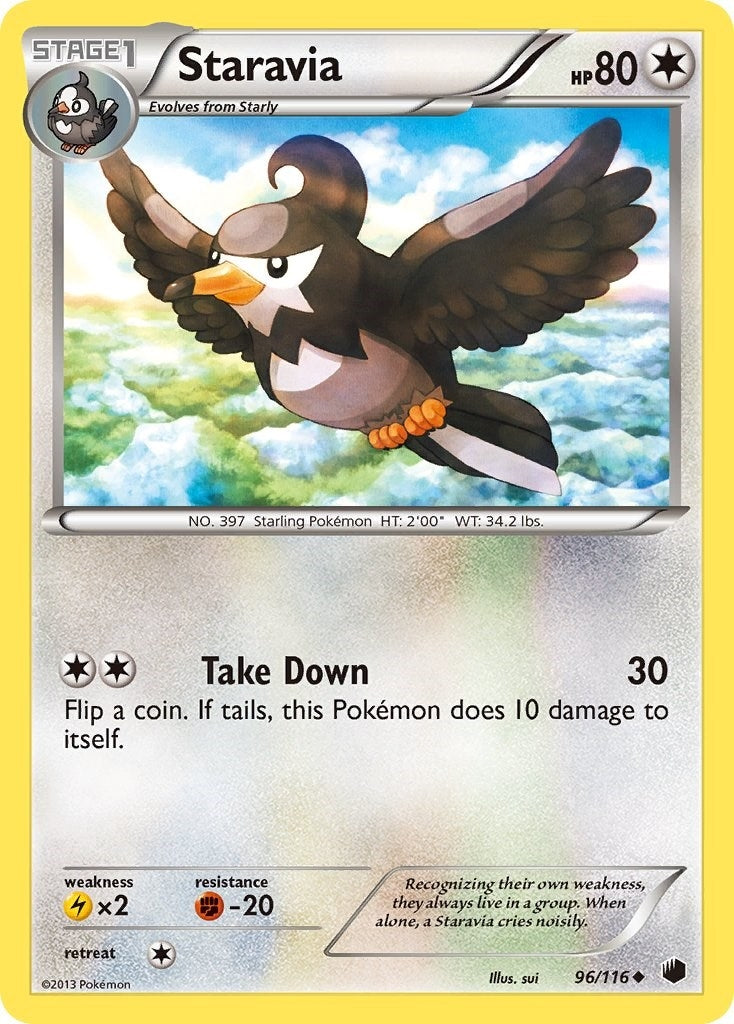 Image for Staravia (96/116) (Plasma Freeze) (PLF) - Pokemon