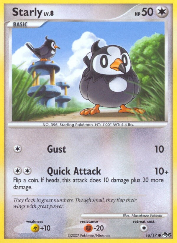Image for Starly (016/017) (POP Series 6) (POP) - Pokemon