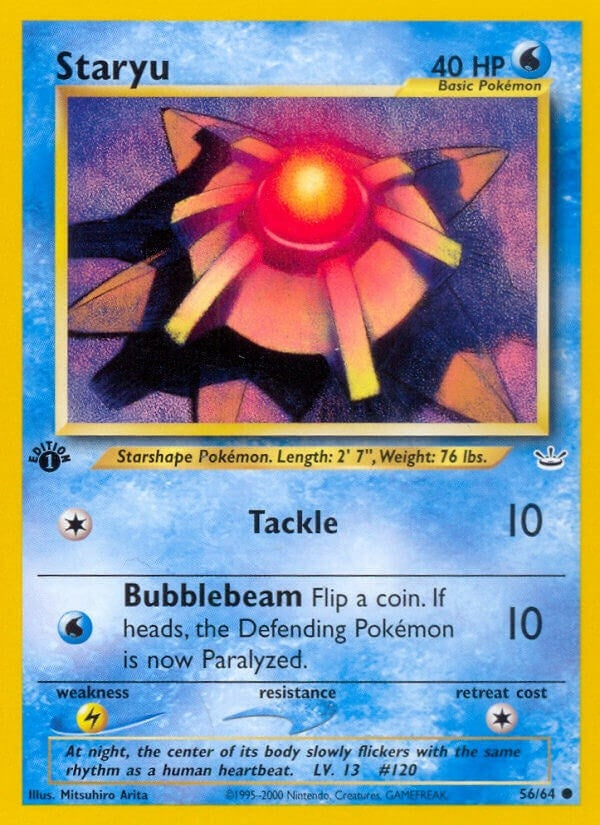 Image for Staryu (56/64) (Neo Revelation) (N3) - Pokemon