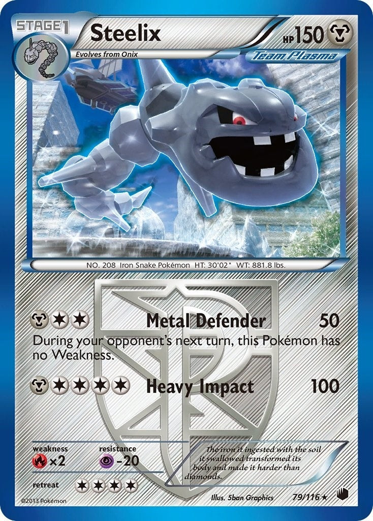 Image for Steelix (Team Plasma) (79/116) (Plasma Freeze) (PLF) - Pokemon