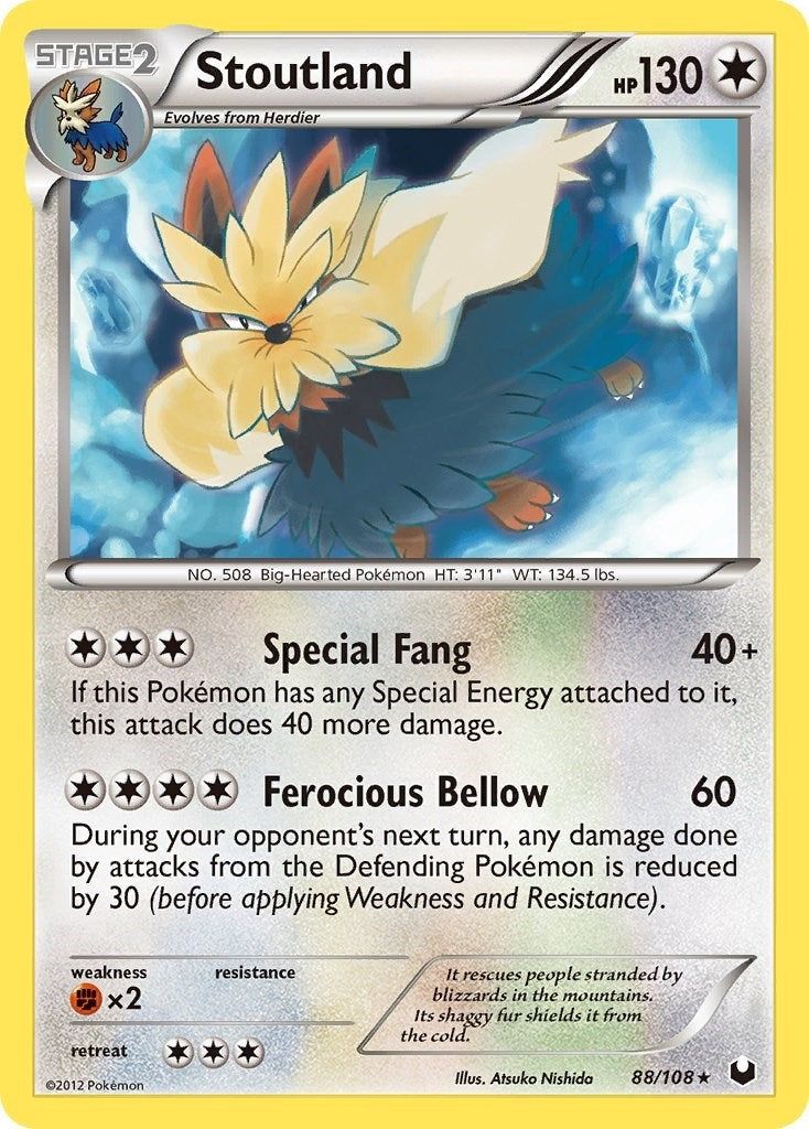 Image for Stoutland (88/108) (Dark Explorers) (DEX) - Pokemon