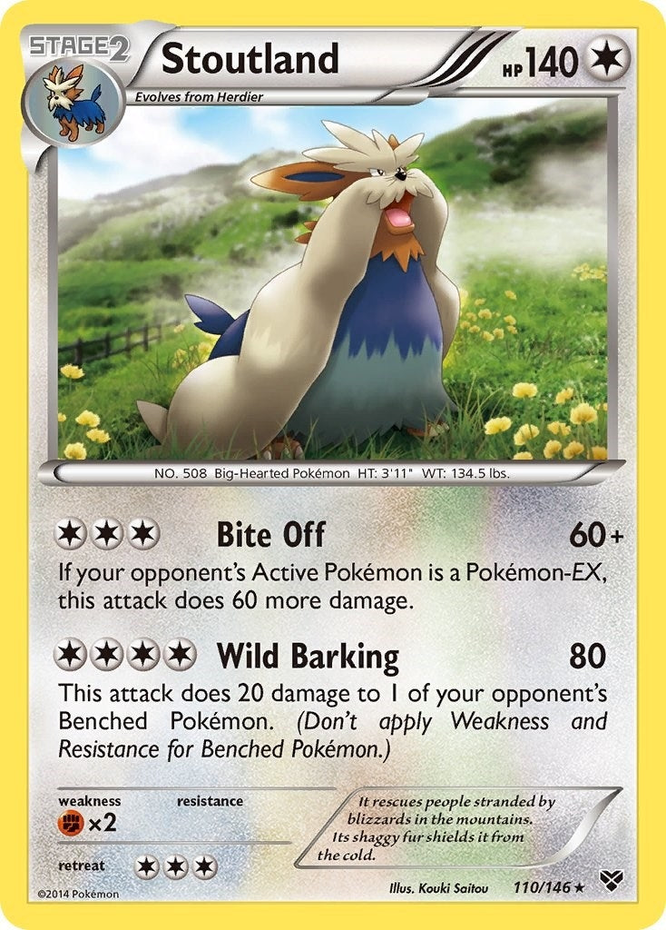Image for Stoutland (110/146) (XY Base Set) (XY) - Pokemon