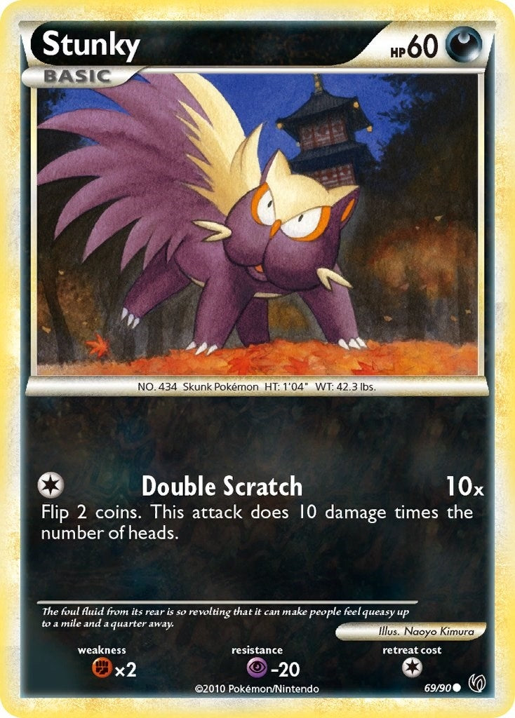 Image for Stunky (69/90) (Undaunted) (UD) - Pokemon