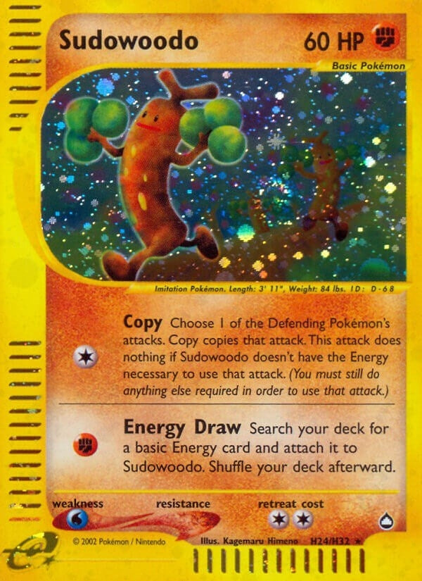 Image for Sudowoodo (H24) (H24/H32) (Aquapolis) (AQ) - Pokemon