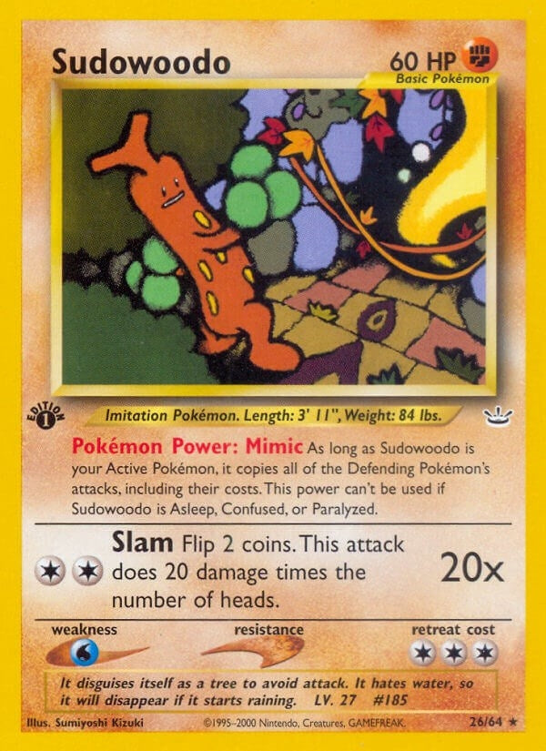 Image for Sudowoodo (26/64) (Neo Revelation) (N3) - Pokemon