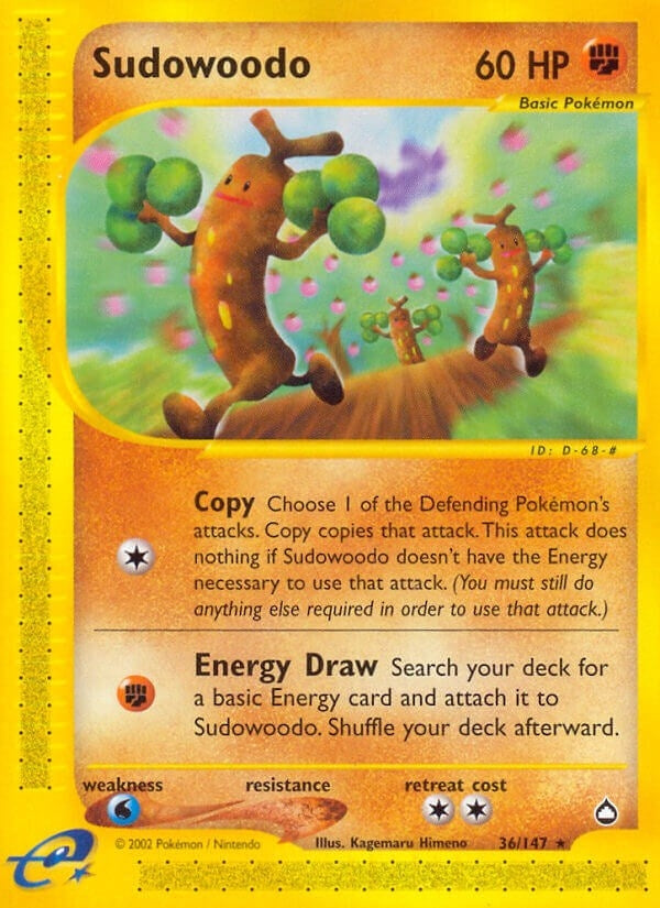 Image for Sudowoodo (036/147) (Aquapolis) (AQ) - Pokemon