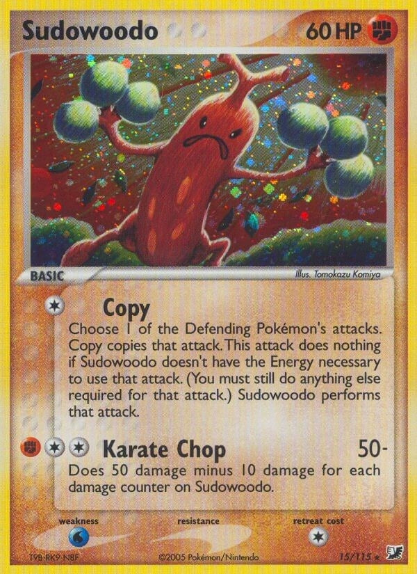 Image for Sudowoodo (15/115) (EX Unseen Forces) (UF) - Pokemon