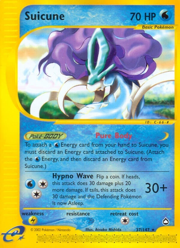 Image for Suicune (037/147) (Aquapolis) (AQ) - Pokemon
