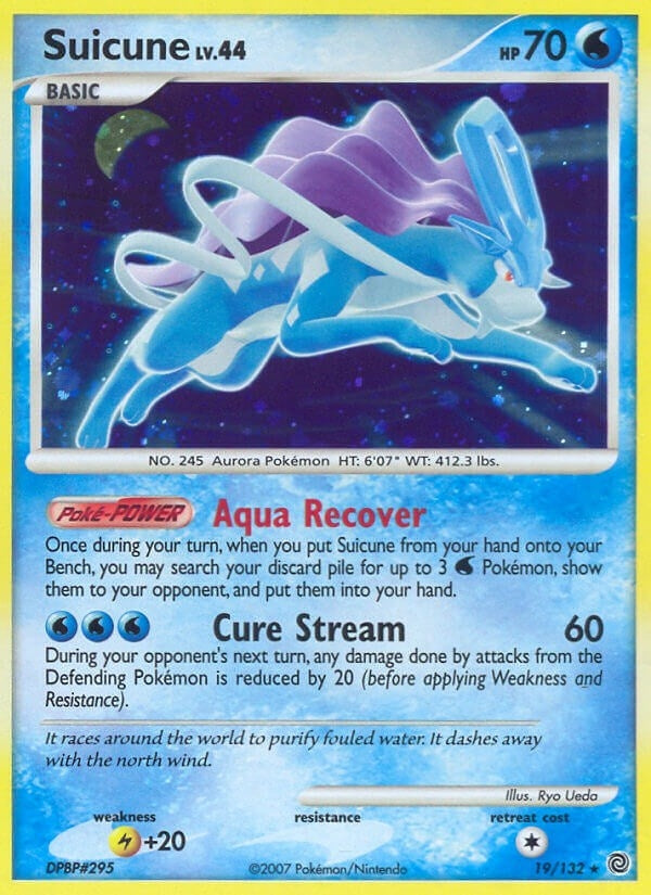 Image for Suicune (19/132) (Secret Wonders) (SW) - Pokemon