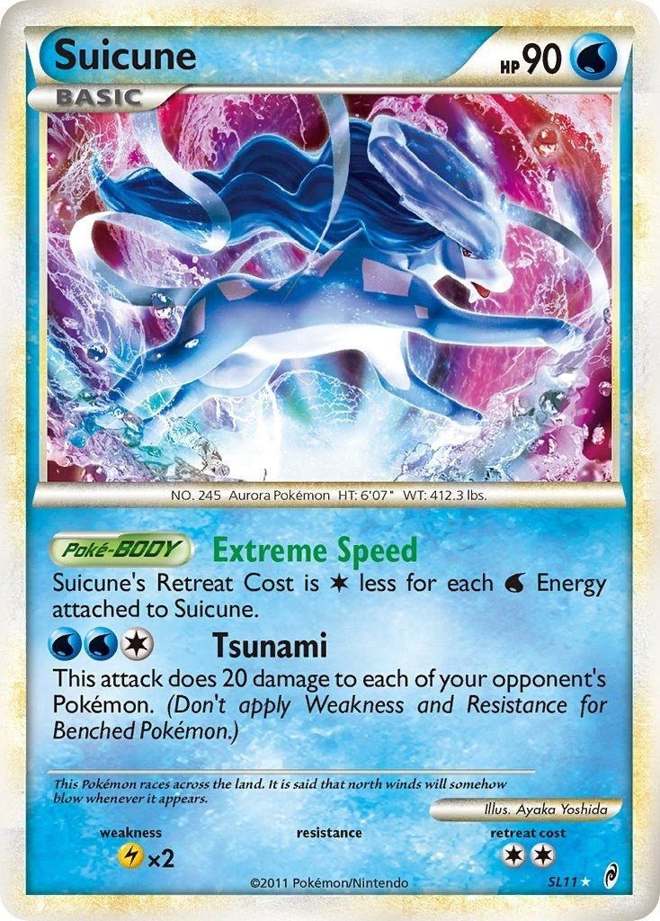 Image for Suicune (Shiny) (SL11) (Call of Legends) (CL) - Pokemon