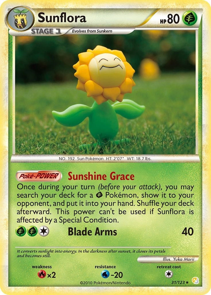 Image for Sunflora (31/123) (HeartGold SoulSilver) (HS) - Pokemon