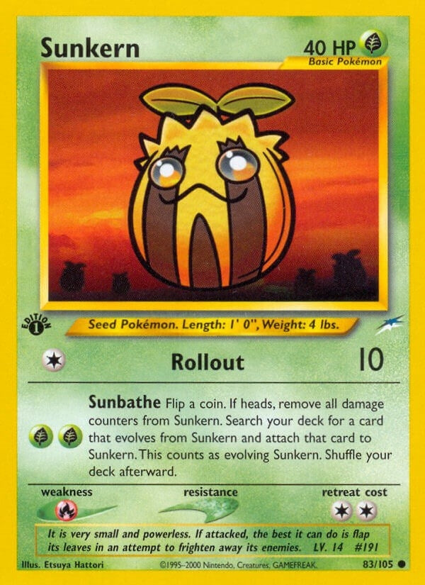 Image for Sunkern (083/105) (Neo Destiny) (N4) - Pokemon