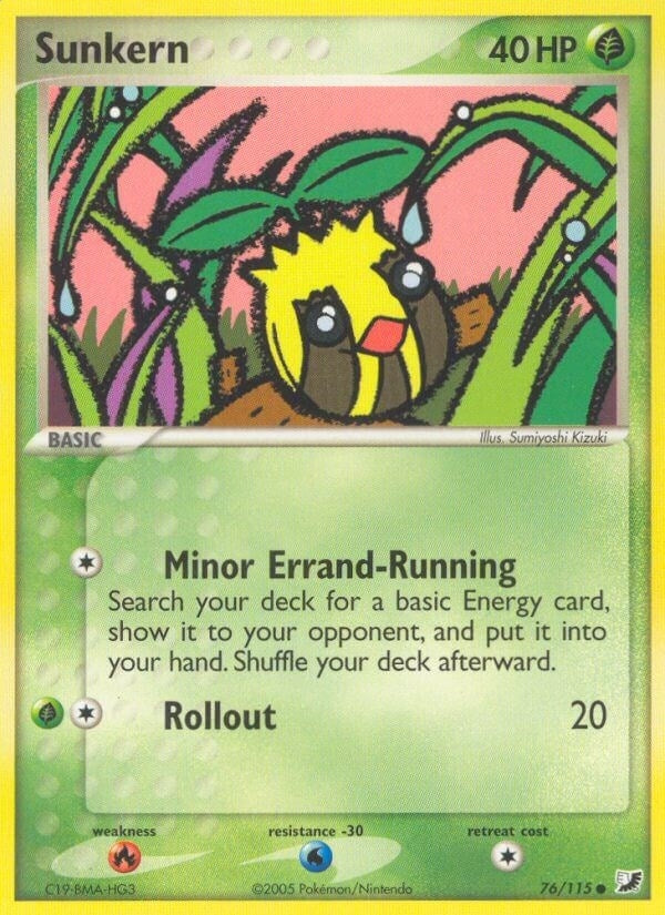 Image for Sunkern (76/115) (EX Unseen Forces) (UF) - Pokemon