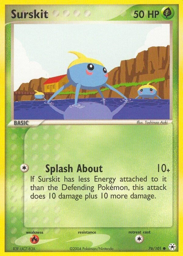 Image for Surskit (76/101) (EX Hidden Legends) (HL) - Pokemon