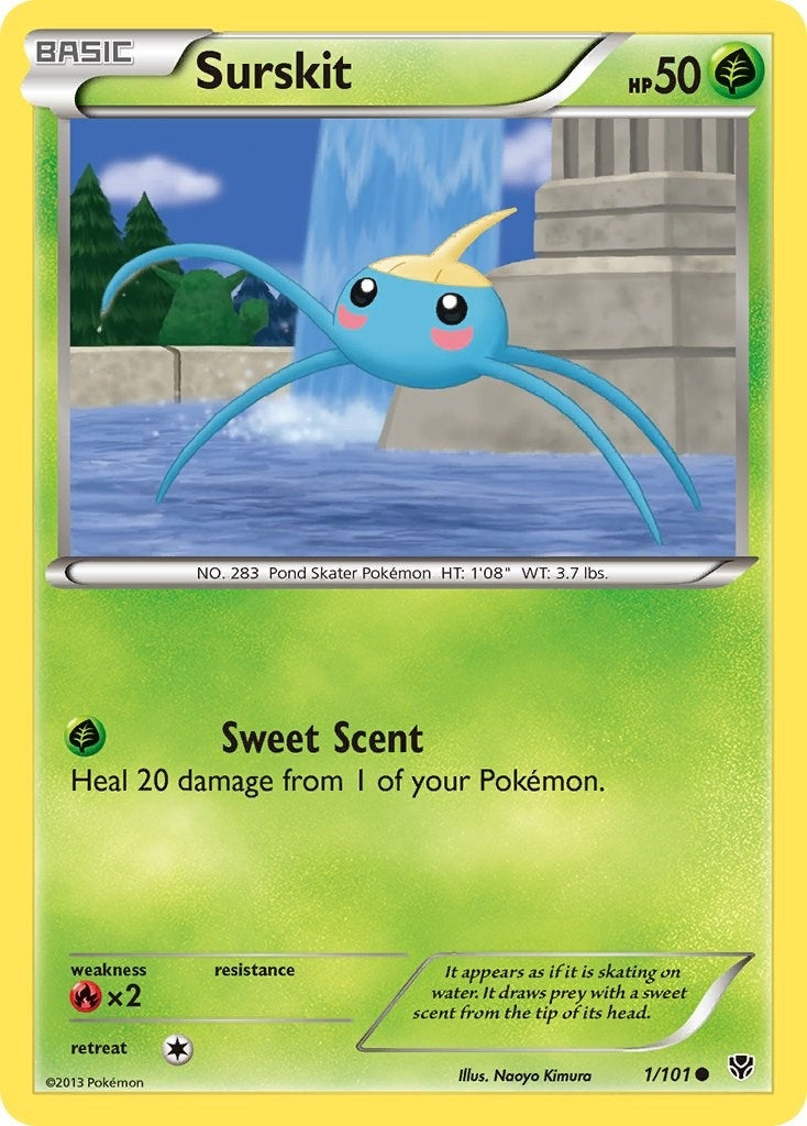 Image for Surskit (1/101) (Plasma Blast) (PLB) - Pokemon
