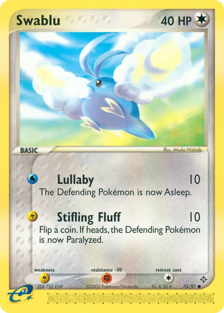 Image for Swablu (75/97) (EX Dragon) (DR) - Pokemon