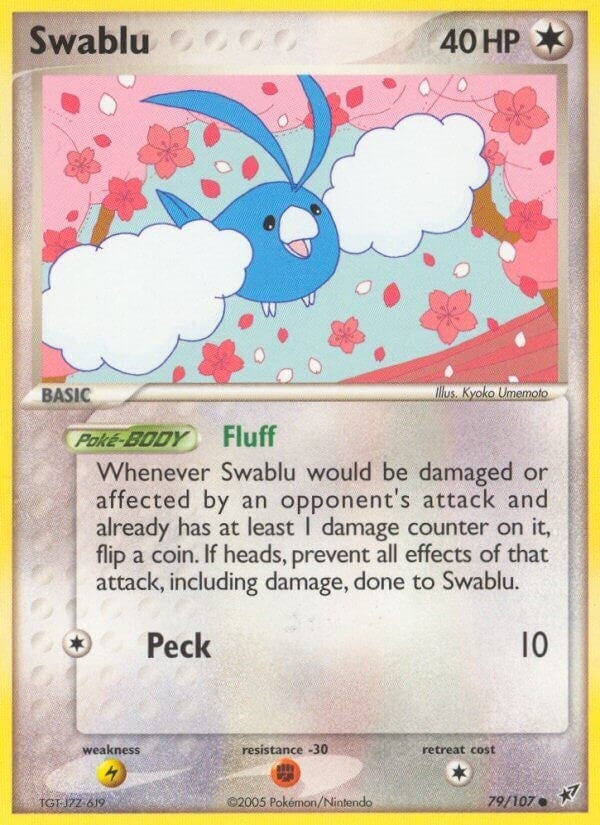 Image for Swablu (79/107) (EX Deoxys) (DX) - Pokemon