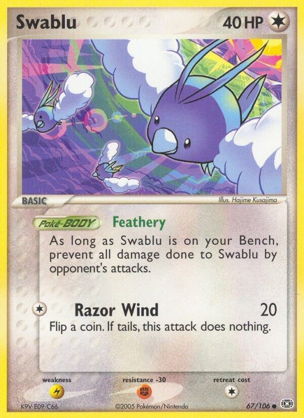Image for Swablu (67/106) (EX Emerald) (EM) - Pokemon