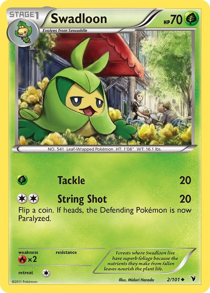 Image for Swadloon (2/101) (Noble Victories) (NVI) - Pokemon
