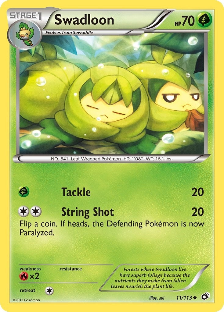Image for Swadloon (11/113) (Legendary Treasures) (LTR) - Pokemon
