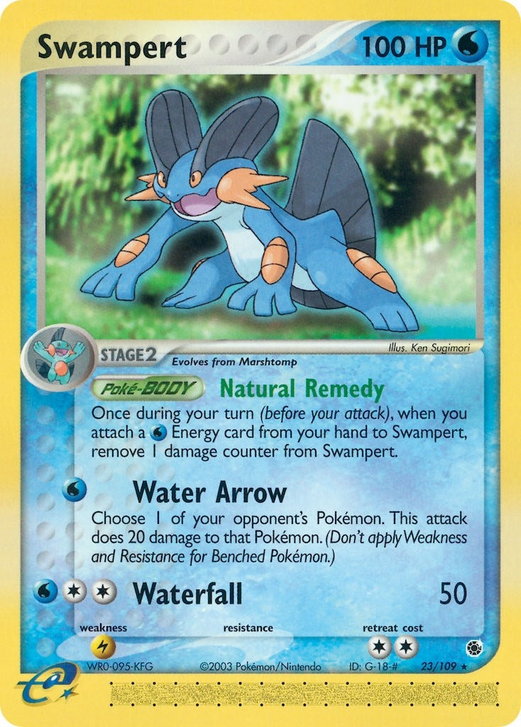 Image for Swampert (23/109) (EX Ruby and Sapphire) (RS) - Pokemon