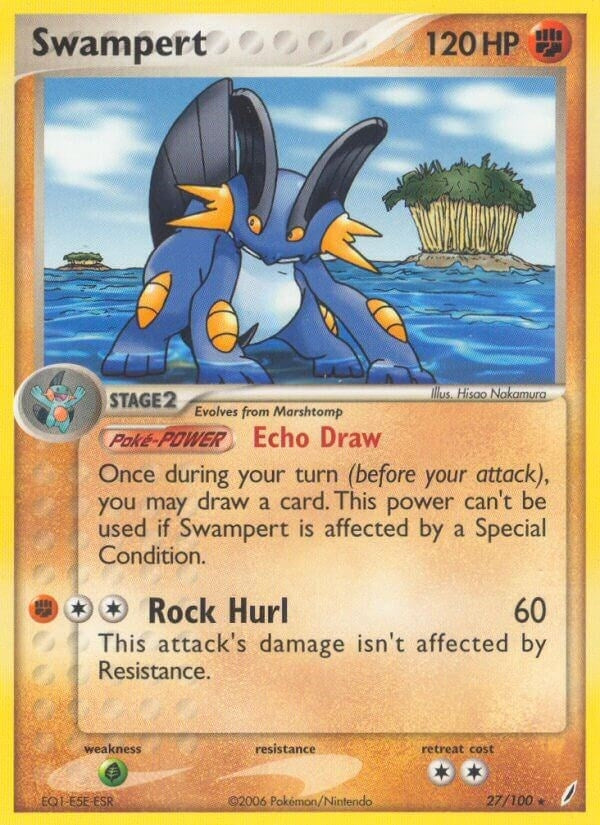 Image for Swampert (27/100) (EX Crystal Guardians) (CG) - Pokemon