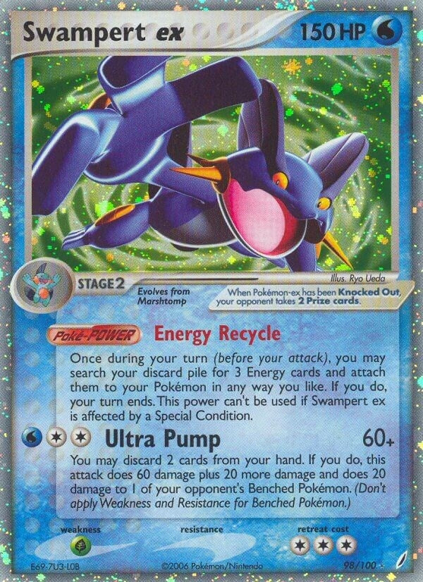 Image for Swampert ex (98/100) (EX Crystal Guardians) (CG) - Pokemon