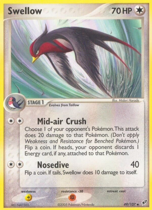 Image for Swellow (49/107) (EX Deoxys) (DX) - Pokemon