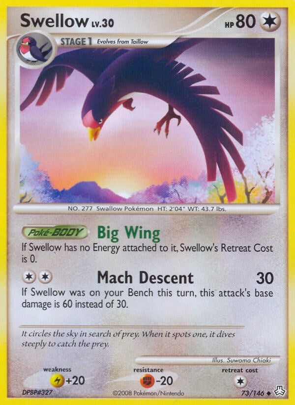 Image for Swellow (73/146) (Legends Awakened) (LA) - Pokemon