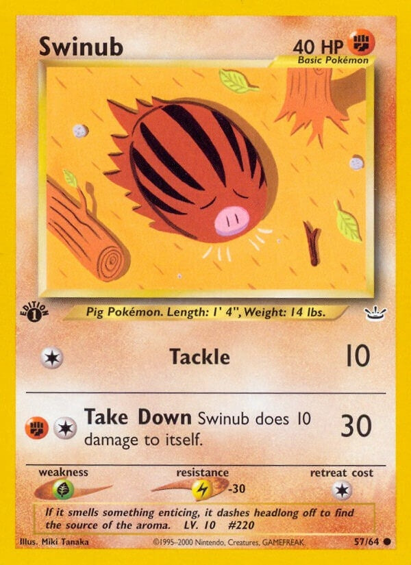 Image for Swinub (57/64) (Neo Revelation) (N3) - Pokemon