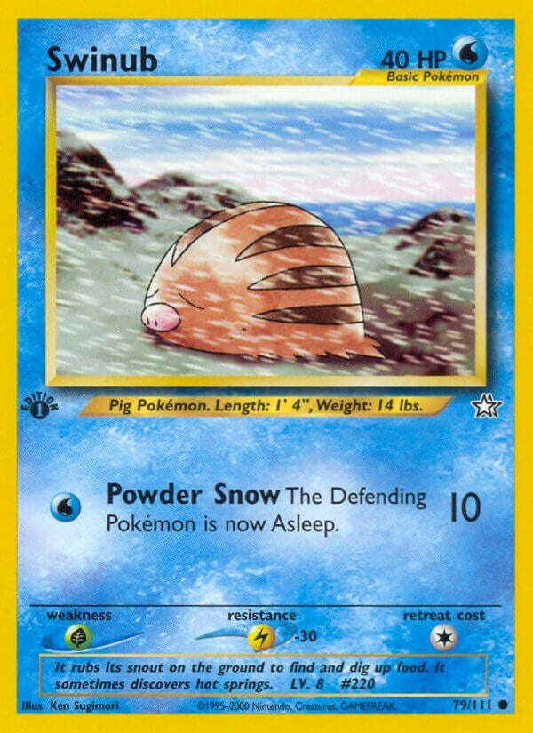 Image for Swinub (079/111) (Neo Genesis) (N1) - Pokemon