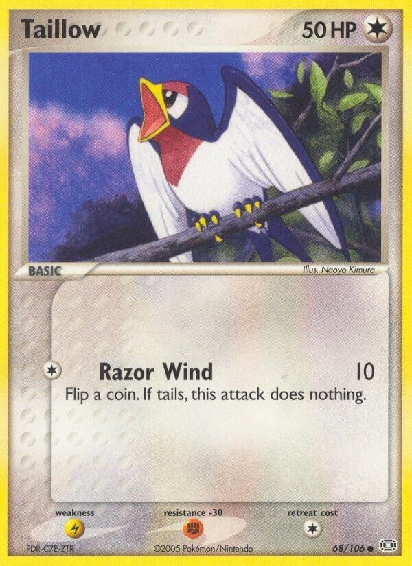 Image for Taillow (68/106) (EX Emerald) (EM) - Pokemon