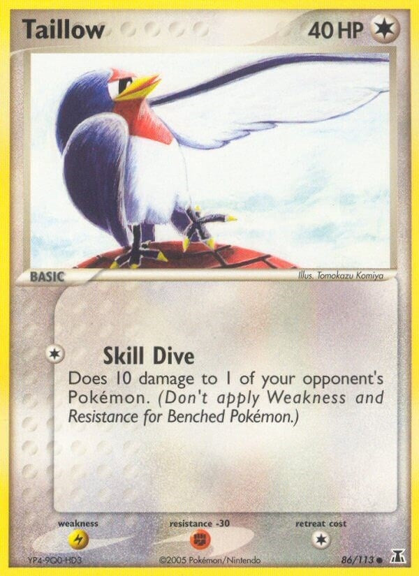 Image for Taillow (86/113) (EX Delta Species) (DS) - Pokemon