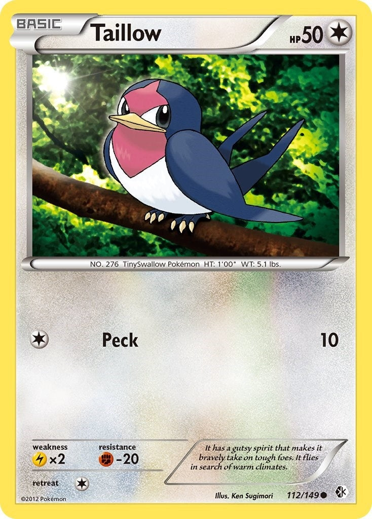 Image for Taillow (112/149) (Boundaries Crossed) (BCR) - Pokemon